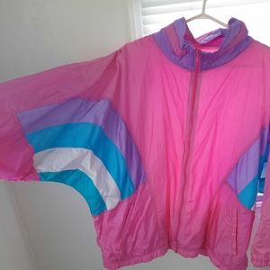Vintage Pink Windbreaker